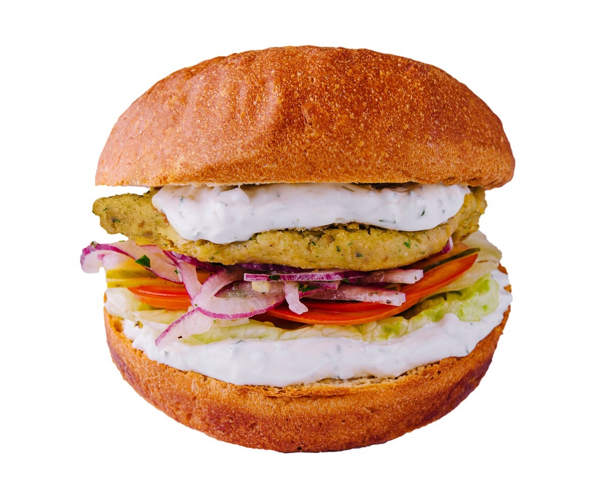 falafel burger végétarien