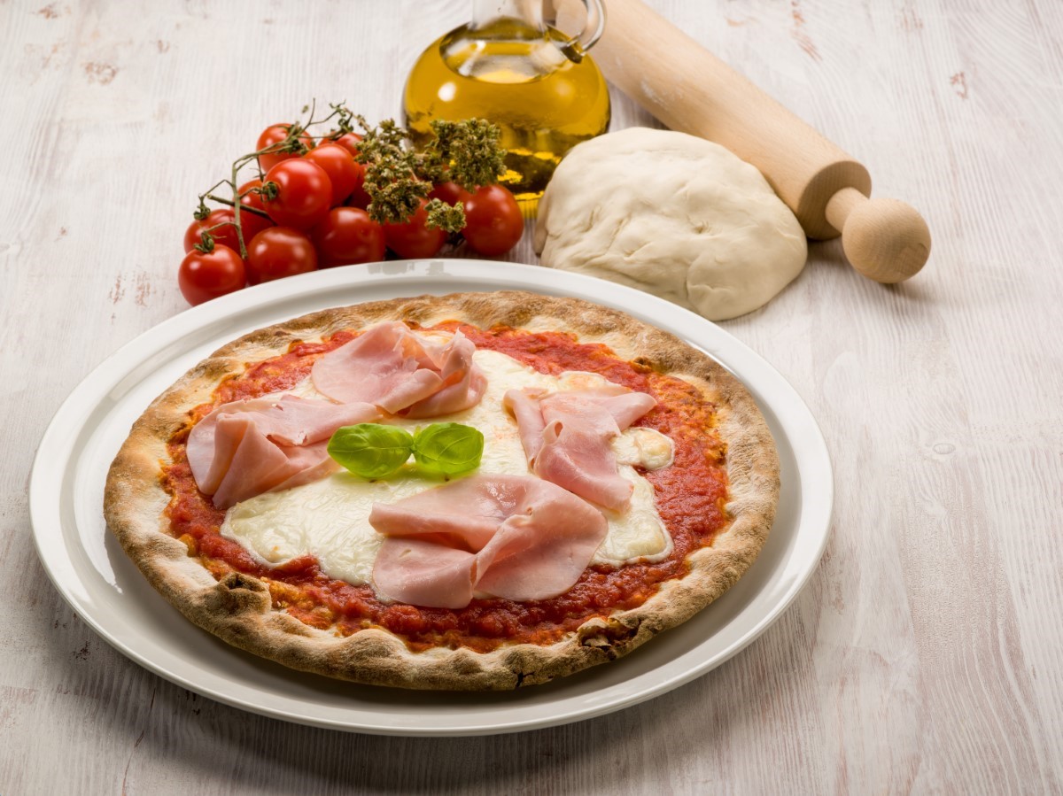 pizza aux figues et au jambon de Parme