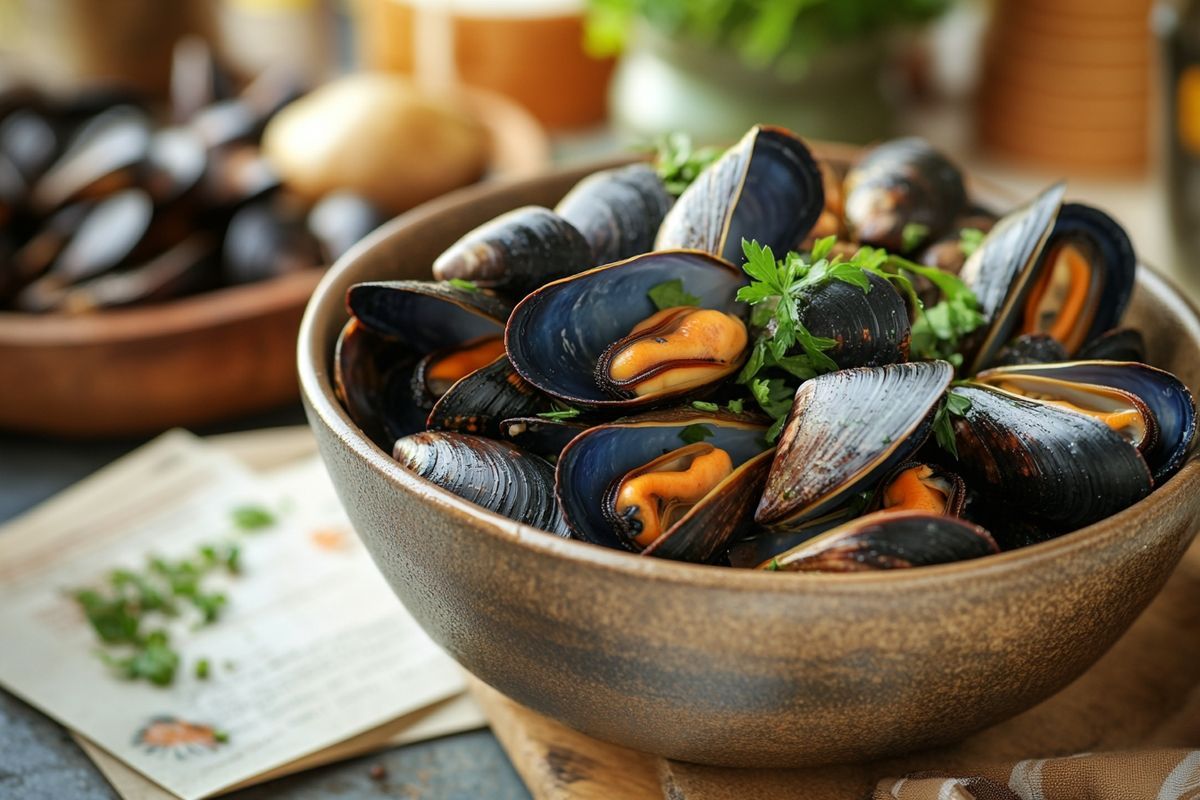 Comment convertir 1 litre de moules en kg pour vos recettes de fruits de mer