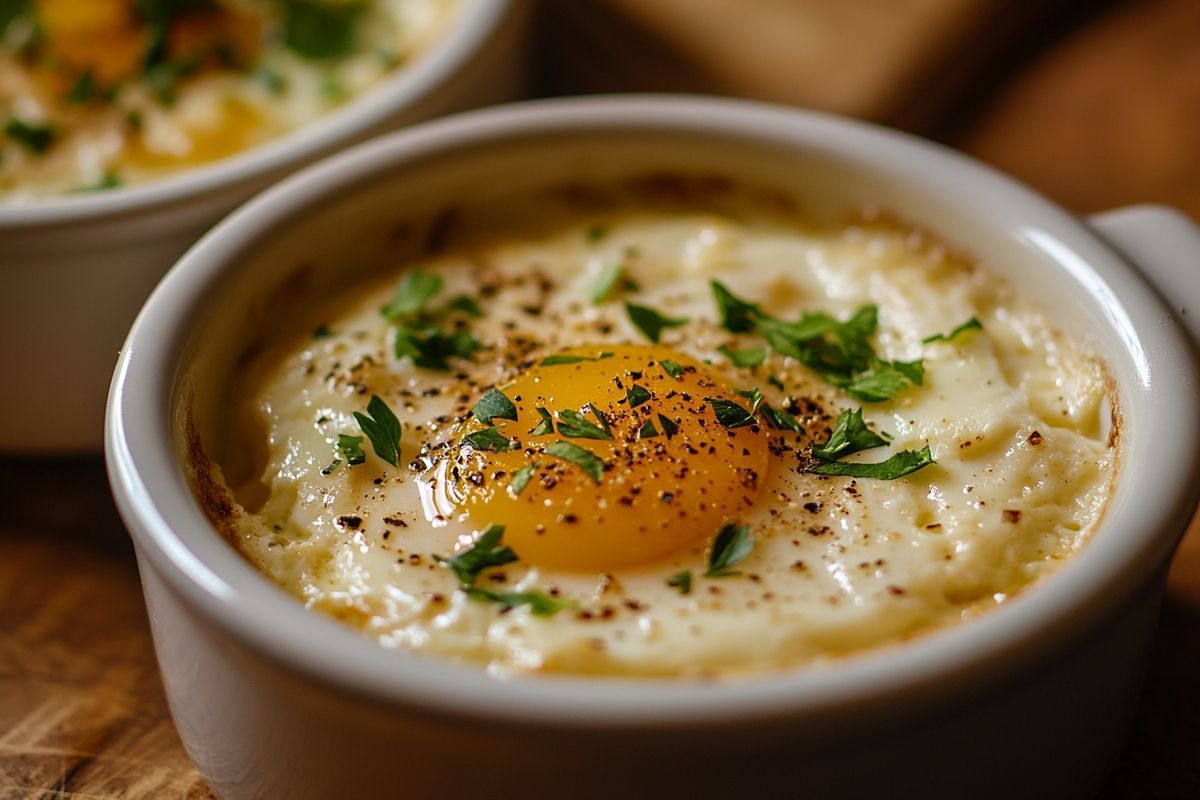 Savourez votre pause avec cette recette de l'œuf cocotte au micro-ondes facile