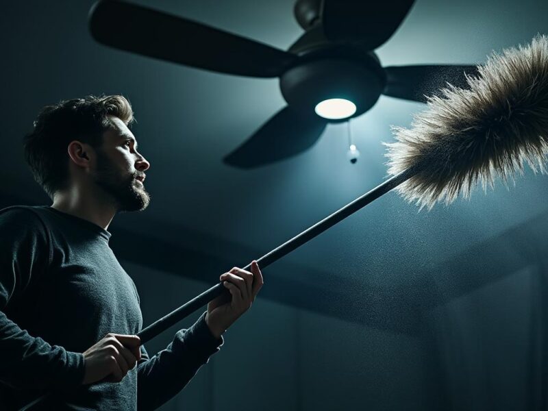 Dépoussiérer un ventilateur sans démonter les pales