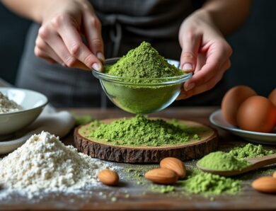 Ingrédients essentiels pour réussir votre financier au thé matcha