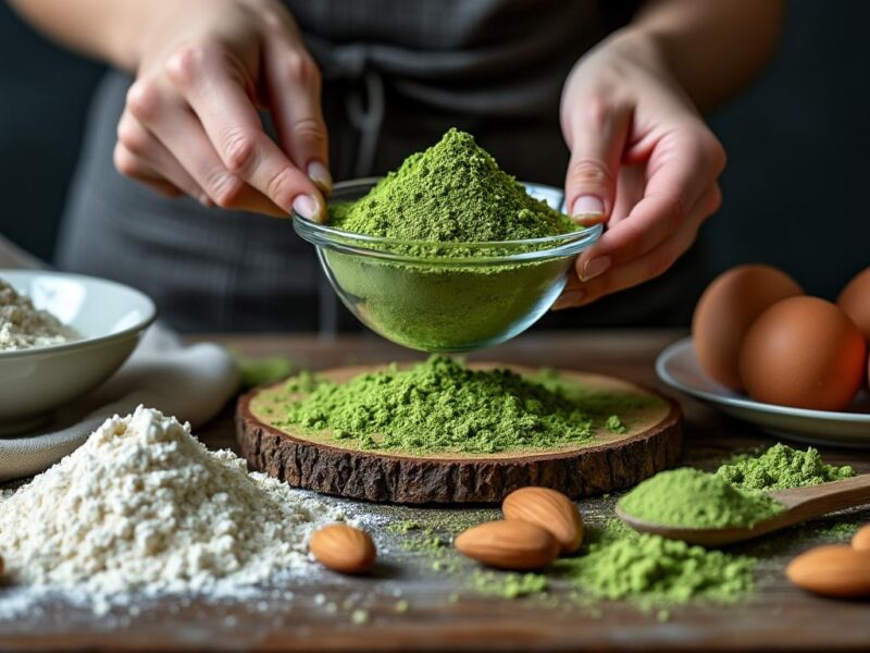 Ingrédients essentiels pour réussir votre financier au thé matcha