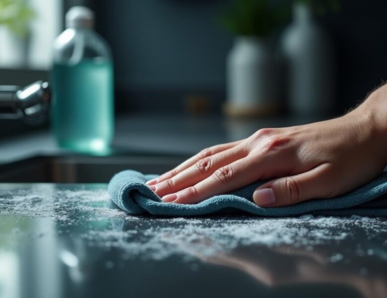 Nettoyer les surfaces en inox sans laisser de traces