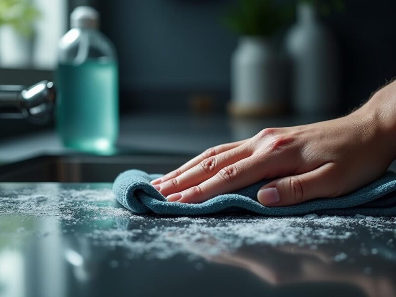 Nettoyer les surfaces en inox sans laisser de traces