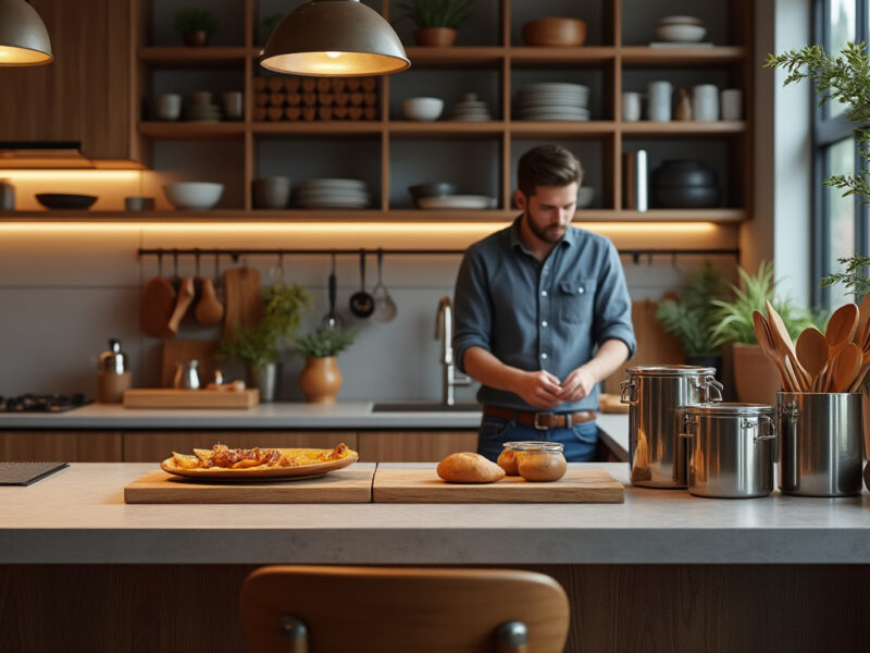 Optimiser le rangement dans une cuisine avec peu de tiroirs