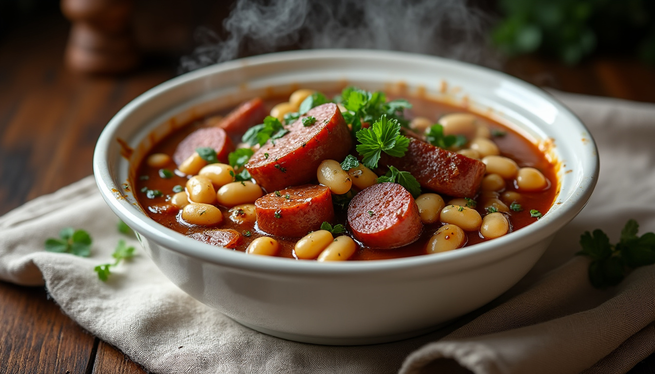 découvrez l'authentique cassoulet de castelnaudary : ses origines, ses traditions culinaires et les secrets de ses savoureuses recettes ancestrales.