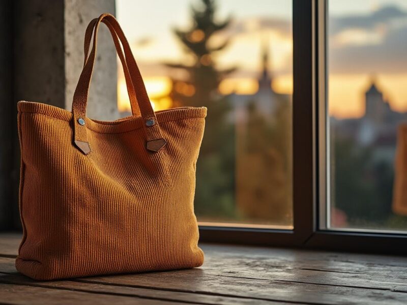 Comment choisir le sac cabas en velours côtelé parfait pour votre style