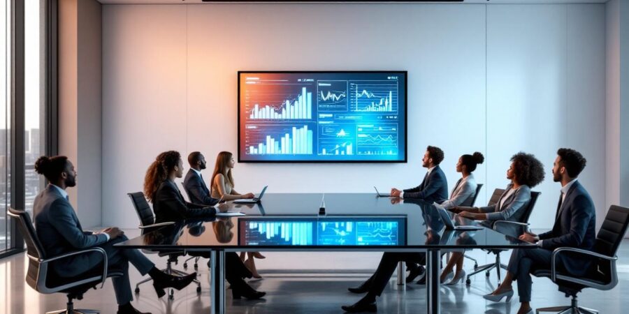 Comment un écran de projection 4K révolutionne les présentations professionnelles