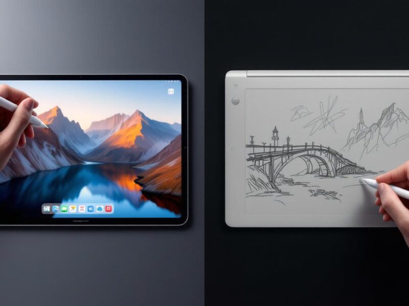 Comparatif : L’iPad pour dessin avec Apple Pencil contre les tablettes graphiques