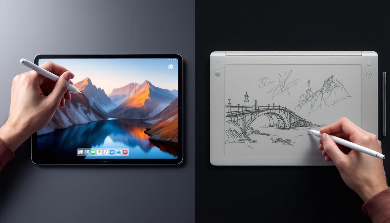 découvrez notre comparatif détaillé entre l'ipad avec apple pencil et les tablettes graphiques pour le dessin. avantages, inconvénients et conseils pour choisir l'outil idéal selon vos besoins artistiques.