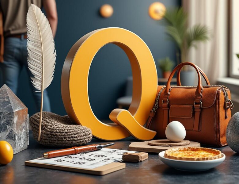 Exploration des objets en q : une liste d’objets commençant par q riche en diversité