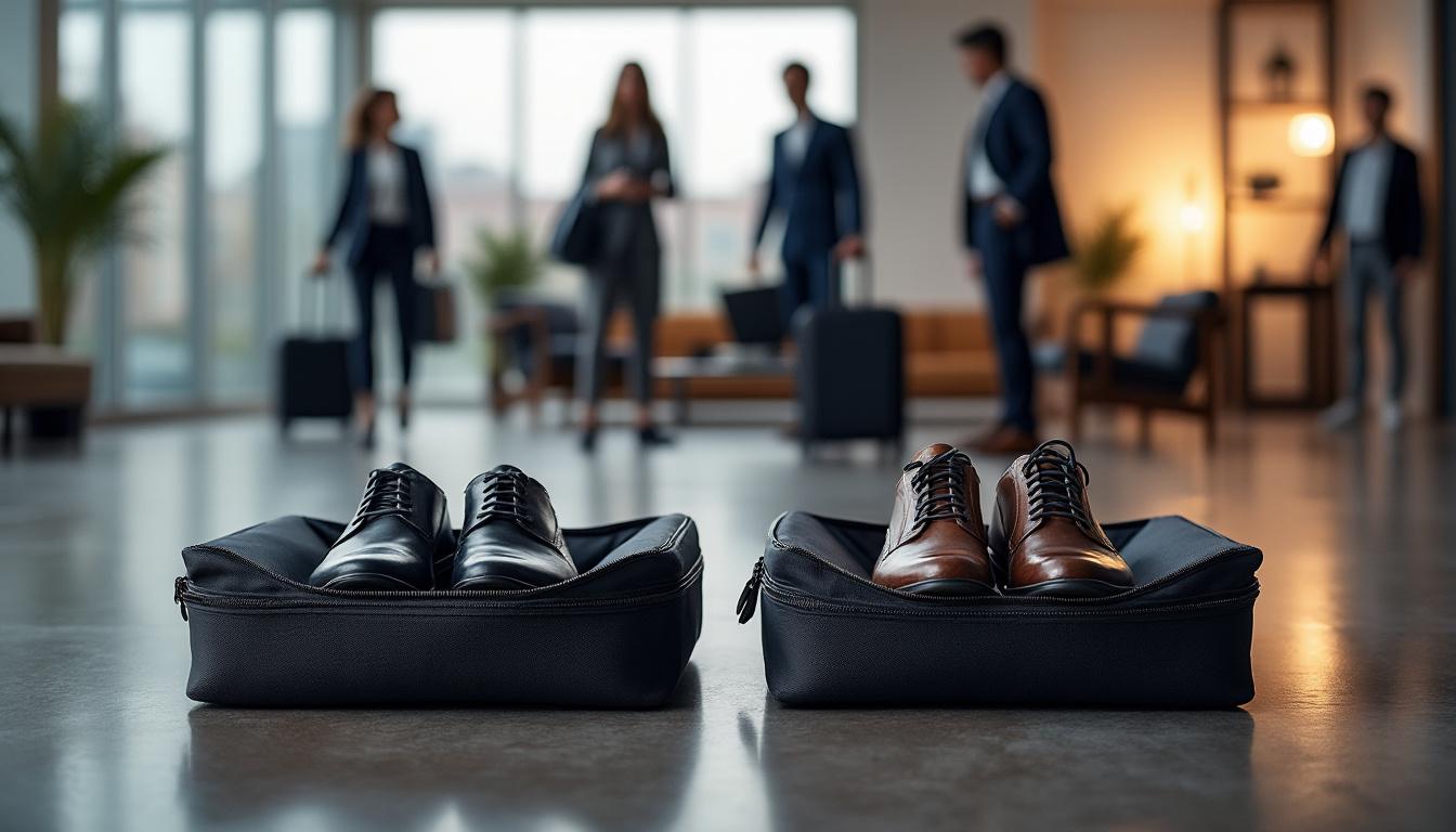 découvrez les avantages pratiques d'utiliser un sac pour chaussures lors de vos déplacements : protection, organisation et hygiène assurées pour vos chaussures où que vous soyez.