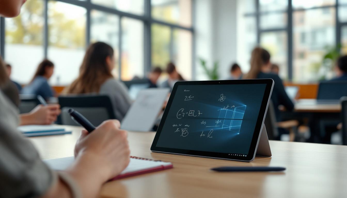 Pourquoi opter pour une tablette Windows pour prise de notes en classe