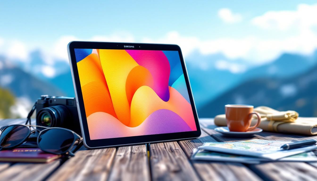 découvrez la samsung galaxy tab a, la tablette parfaite pour accompagner vos voyages grâce à sa légèreté, son autonomie optimisée et ses fonctionnalités pratiques.