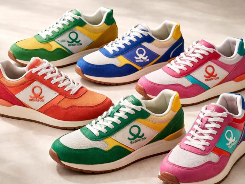 Benetton sneakers : la couleur s&rsquo;invite dans votre collection de baskets