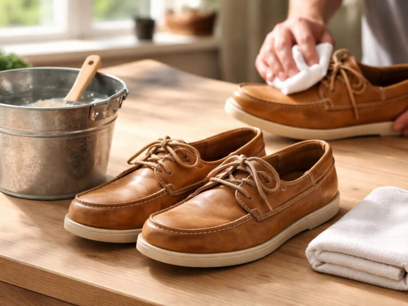 Comment bien nettoyer vos chaussures bateau après la saison