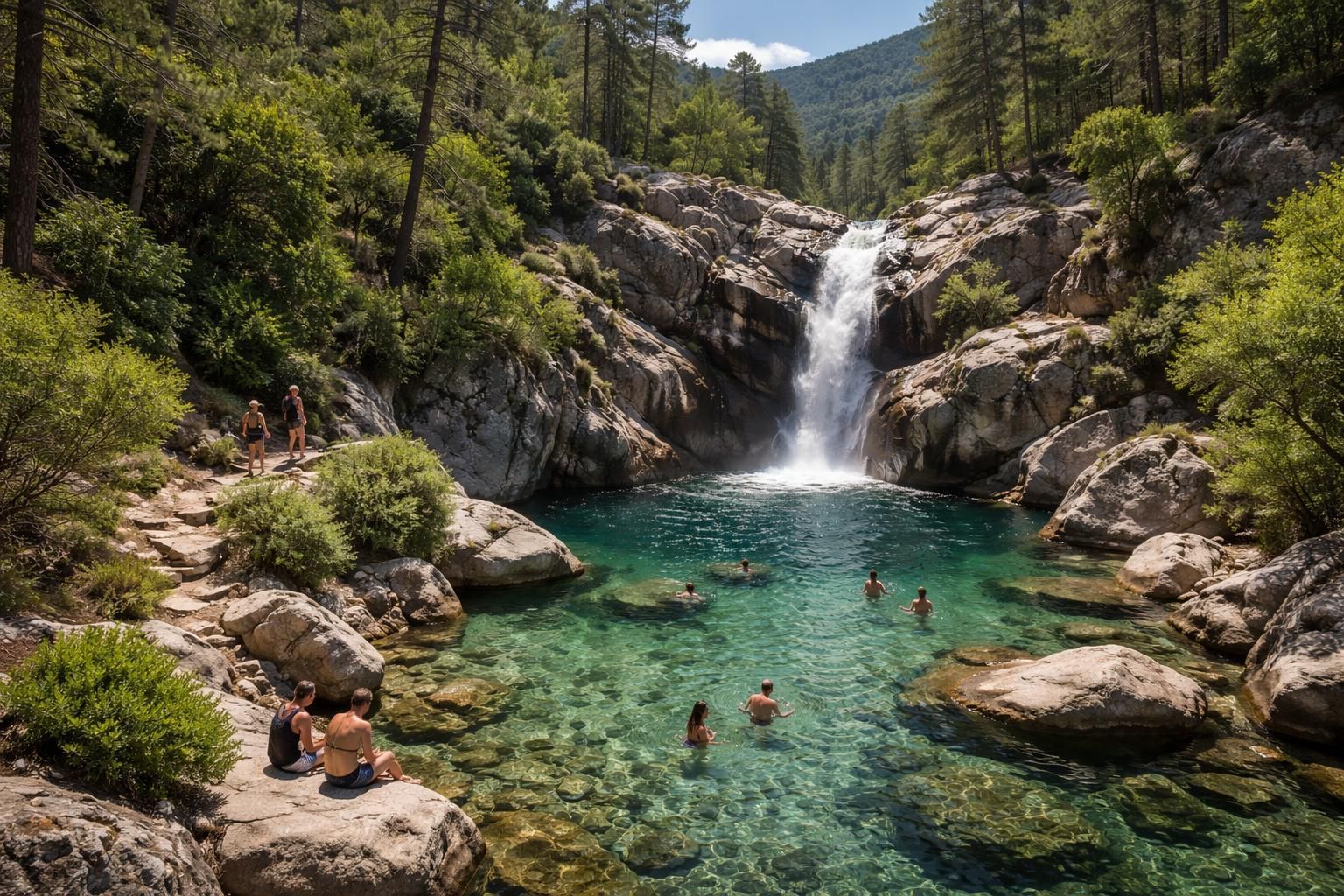 explorez les magnifiques cascades d’aïtone, un site idéal pour la baignade et la randonnée. découvrez des sentiers immersifs dans une nature préservée pour une aventure inoubliable en corse.