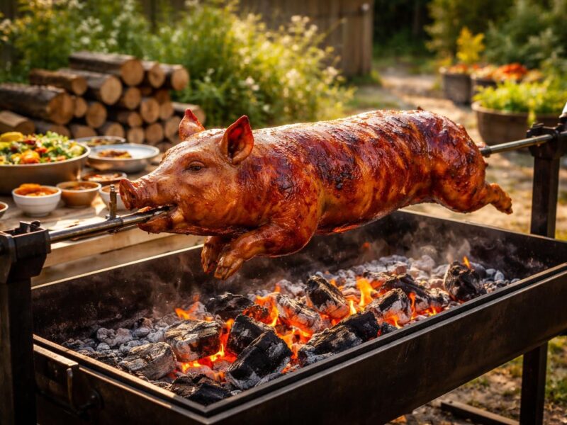 Découvrez le temps de cuisson d&rsquo;un cochon de lait au barbecue pour un repas exceptionnel