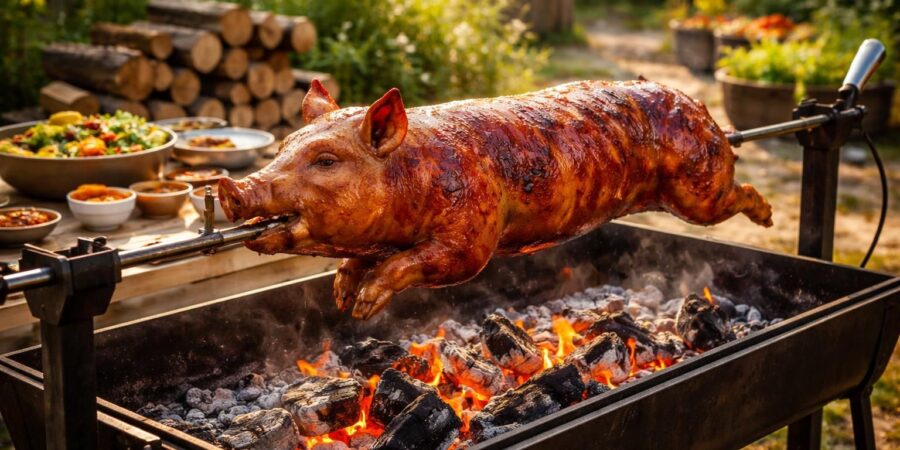 Découvrez le temps de cuisson d&rsquo;un cochon de lait au barbecue pour un repas exceptionnel