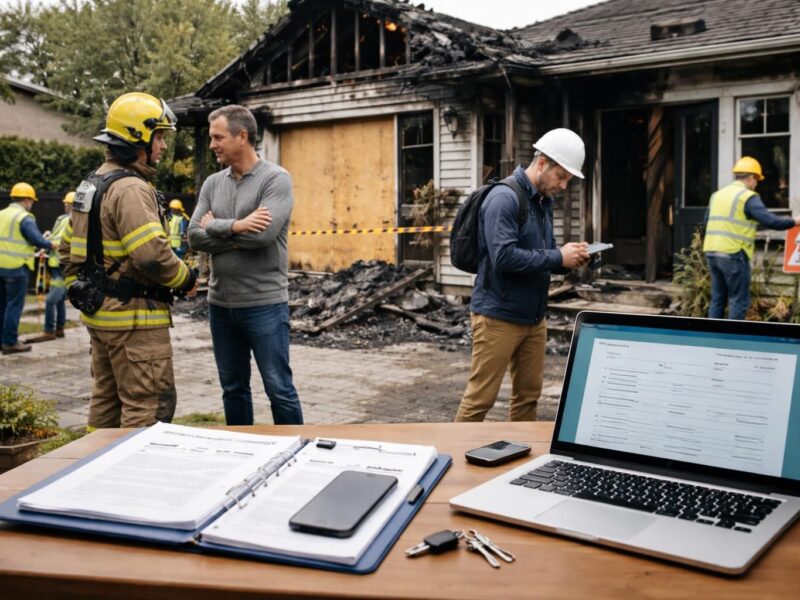 Les étapes essentielles à suivre après une perte au feu