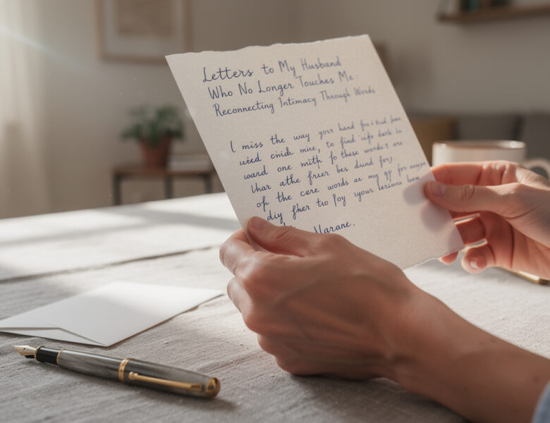 Lettres à mon mari qui ne me touche plus : renouer avec l&rsquo;intimité grâce aux mots