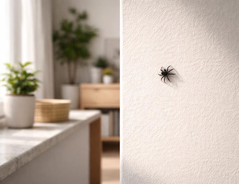 Minuscule araignée noire dans la maison : signes et solutions pour s&rsquo;en débarrasser