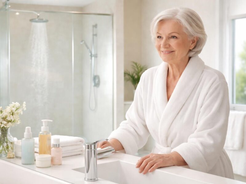 Nombre optimal de douches hebdomadaires pour seniors : conseils dermatologiques