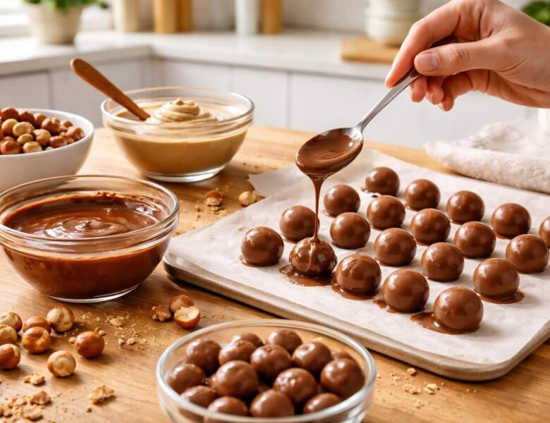 Préparez facilement vos propres Kinder Bueno Pearls à la maison