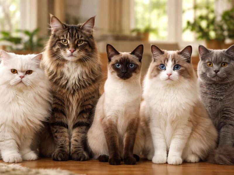 Top 5 des races de chats à éviter si vous êtes allergique