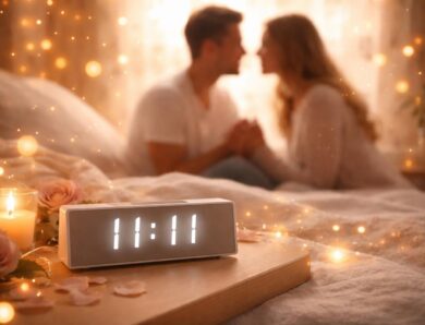 11h11 en amour : signification spirituelle de l’heure miroir