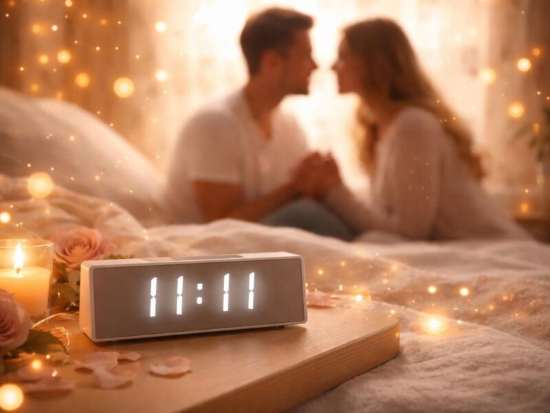11h11 en amour : signification spirituelle de l’heure miroir