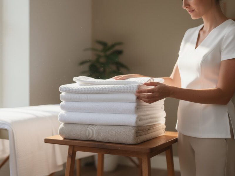 Comment choisir le linge professionnel de massage idéal pour votre institut