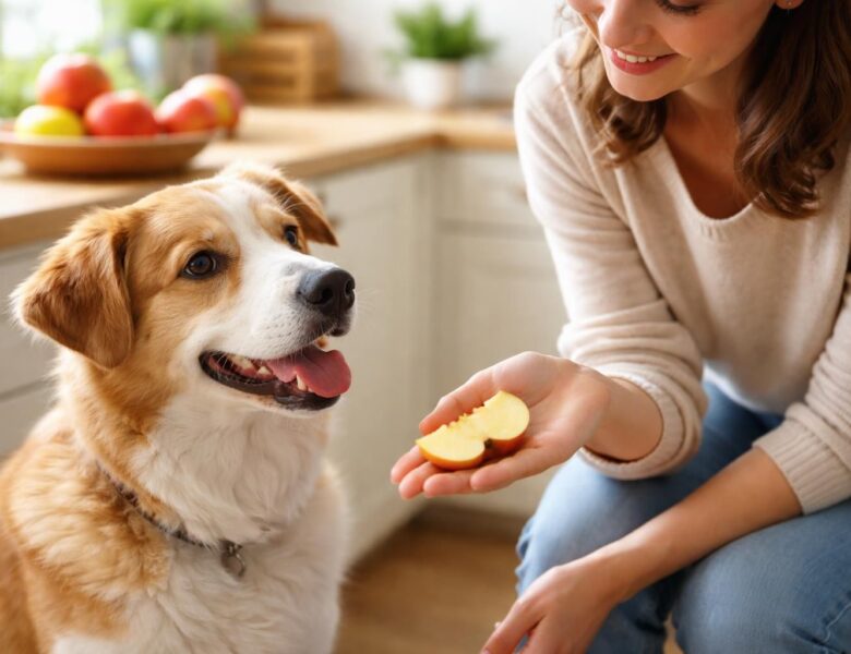Comment donner de la pomme au chien de manière sécurisée