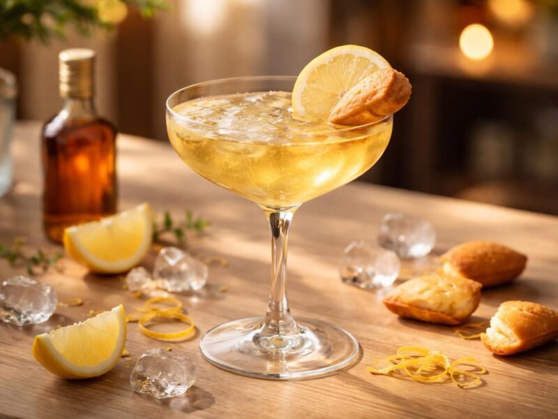 Découvrez la recette du cocktail madeleine pour épater vos invités