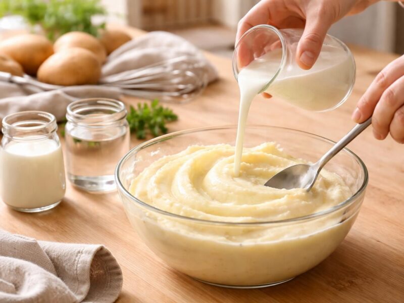 Dose de lait et eau pour la purée Mousline : le secret d&rsquo;une texture parfaite