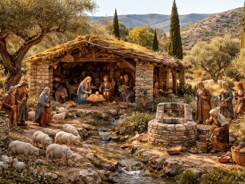 Instructions détaillées pour une crèche provençale authentique