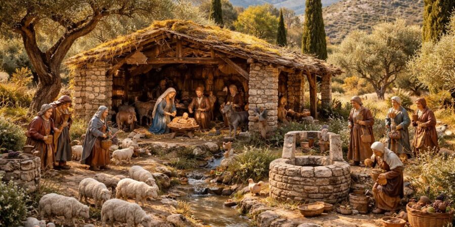 Instructions détaillées pour une crèche provençale authentique