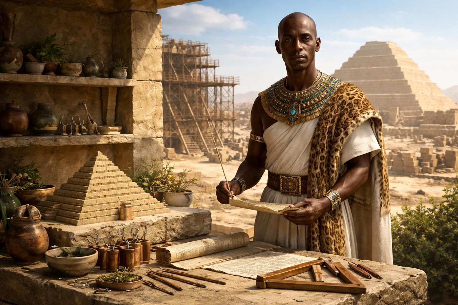 découvrez la vie et l'héritage d'imhotep, reconnu comme le père de la médecine et de l'architecture dans l'égypte ancienne, un pionnier dont les innovations influencent encore aujourd'hui.