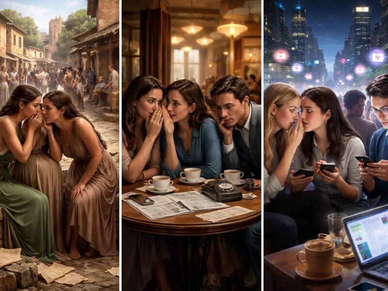 La définition de gossip : Des origines anciennes aux réseaux sociaux