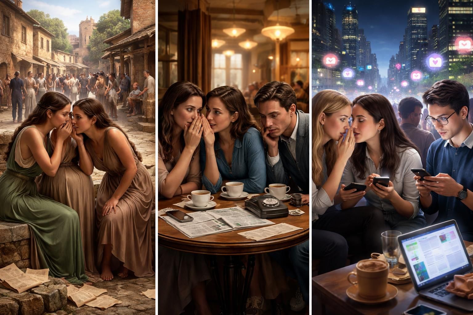 découvrez la définition de gossip, son évolution depuis ses origines anciennes jusqu'à son rôle dans les réseaux sociaux modernes.