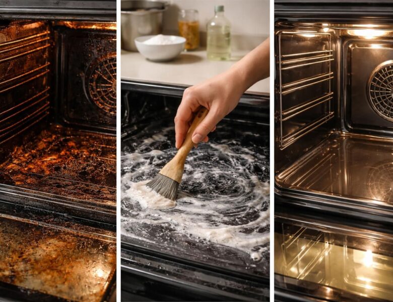 Nettoyer un four très sale sans se fatiguer : méthode en 3 étapes