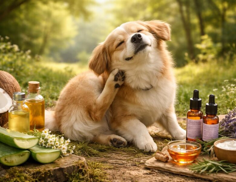 Remèdes naturels pour calmer les démangeaisons de votre chien qui se gratte