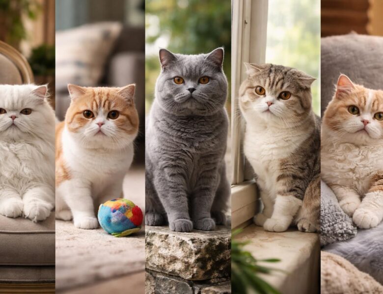 Top 5 des races de chats avec visage plat et leurs personnalités uniques