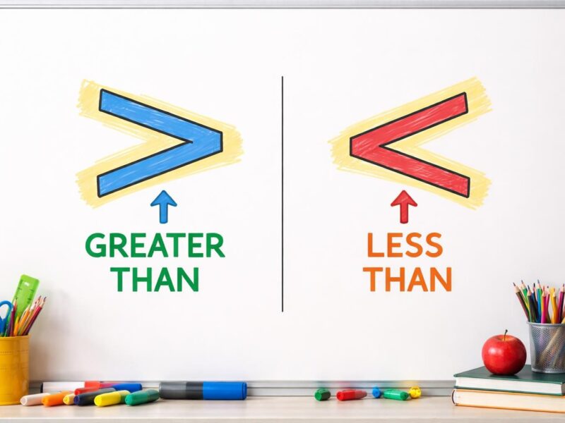 Les différences entre les signes supérieur et inférieur expliquées simplement