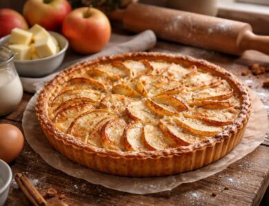 Secrets pour une tarte normande aux pommes prête en 10 minutes