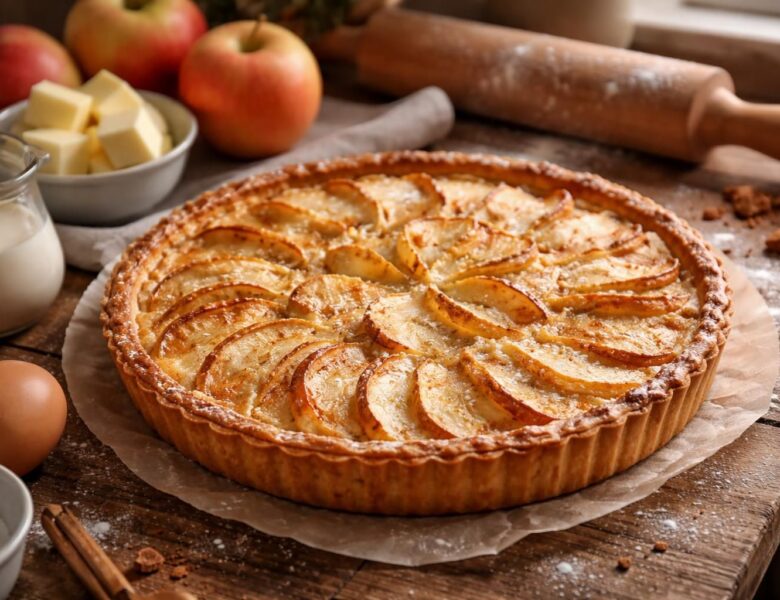 Secrets pour une tarte normande aux pommes prête en 10 minutes