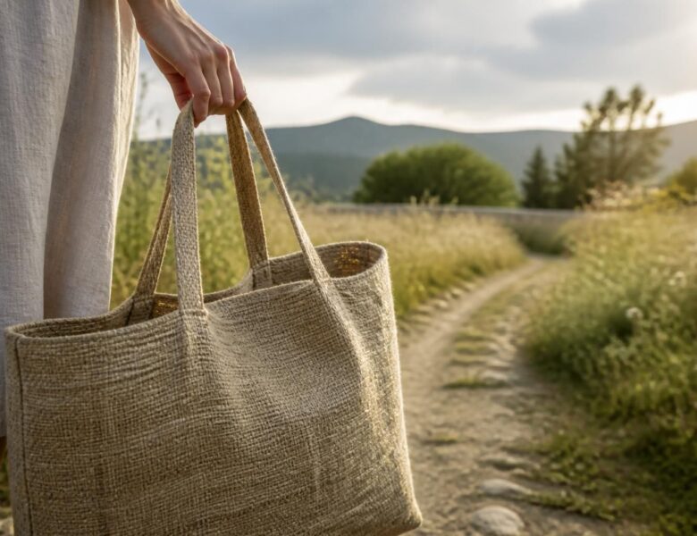 Découvrez comment les cabas en chanvre tissé main allient style et écologie