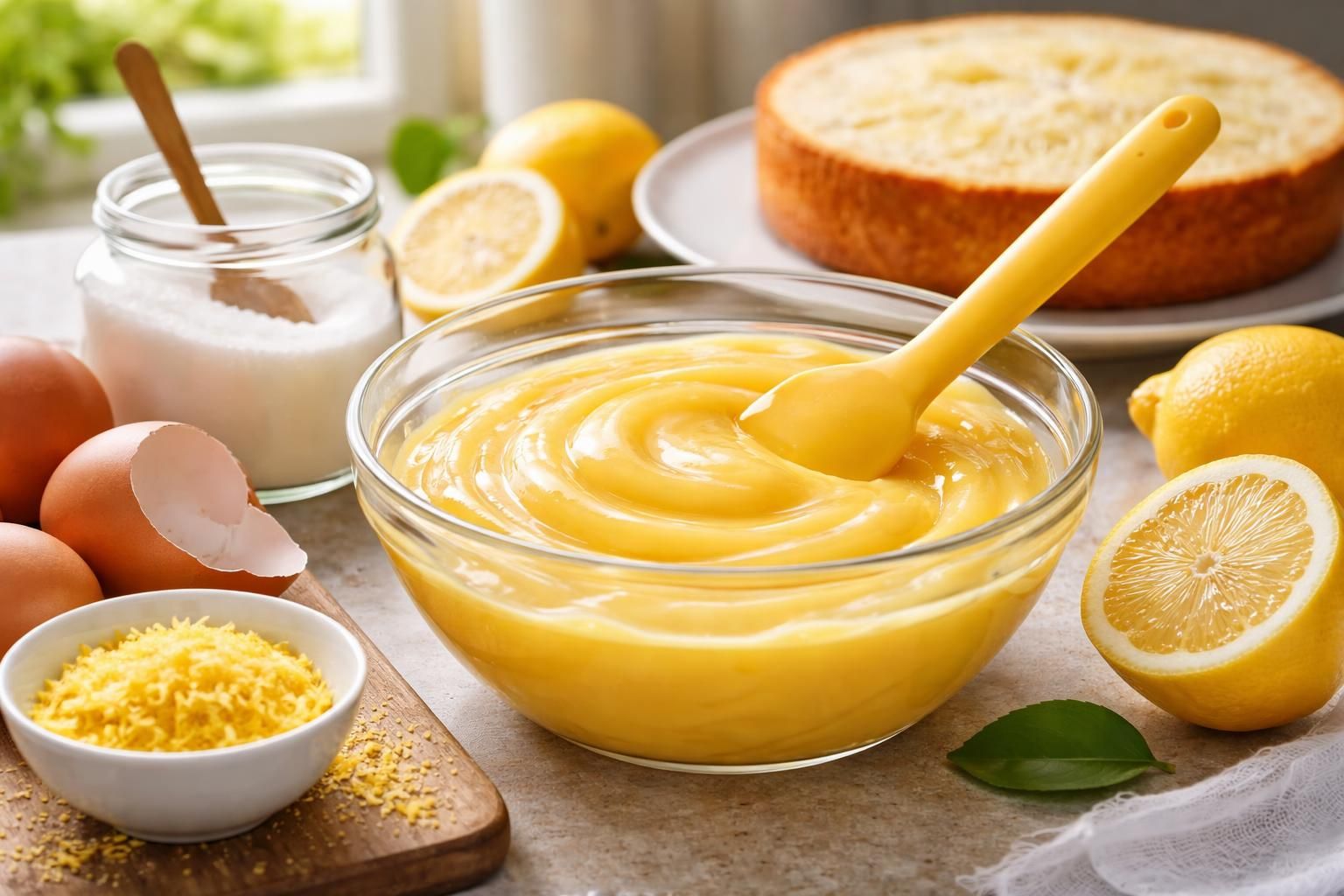 apprenez à préparer une crème au citron onctueuse et savoureuse pour sublimer vos gâteaux et impressionner vos invités avec cette recette facile et rapide.