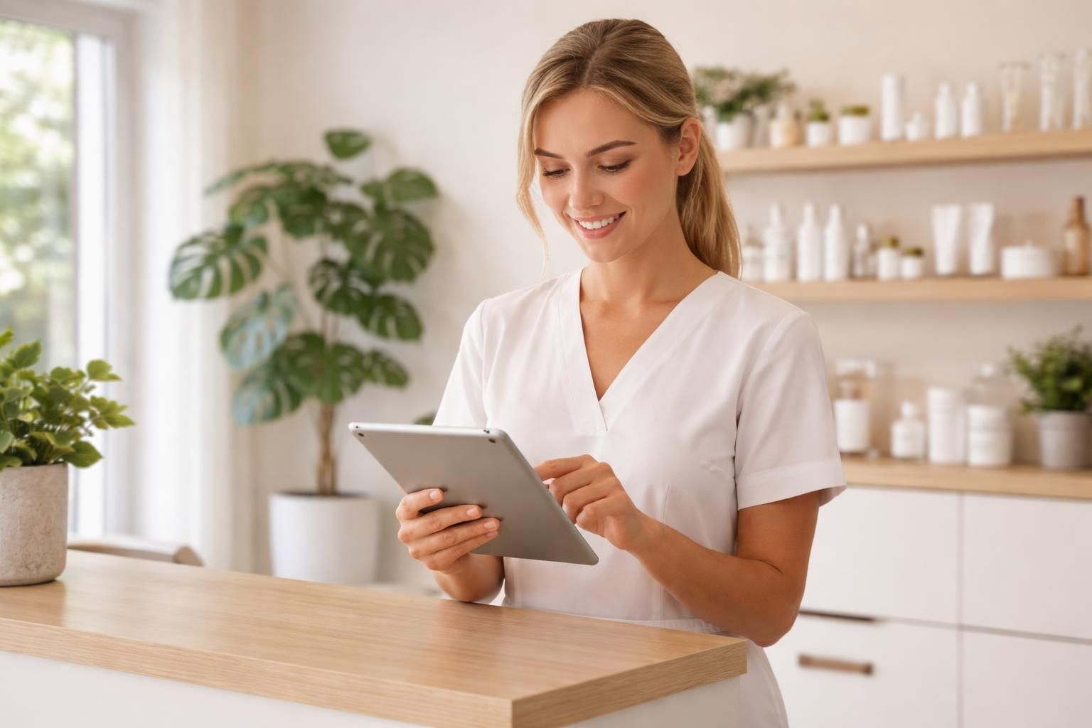 organisez facilement les rendez-vous de votre institut de beauté sur ipad, sans utiliser de papier, pour une gestion moderne et écologique.
